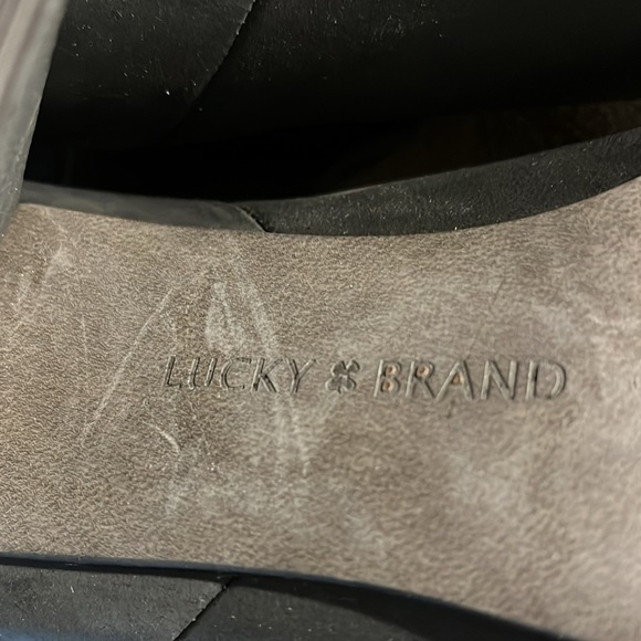 Lucky Brand Black Leather Boots - Picture 4 of 6